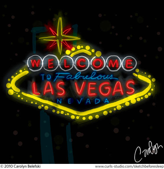 las vegas typography